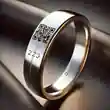 Visualisierung Bandring zweifarbig mit QR-Code
