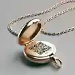 Visualisierung Amulett mit QR-Code